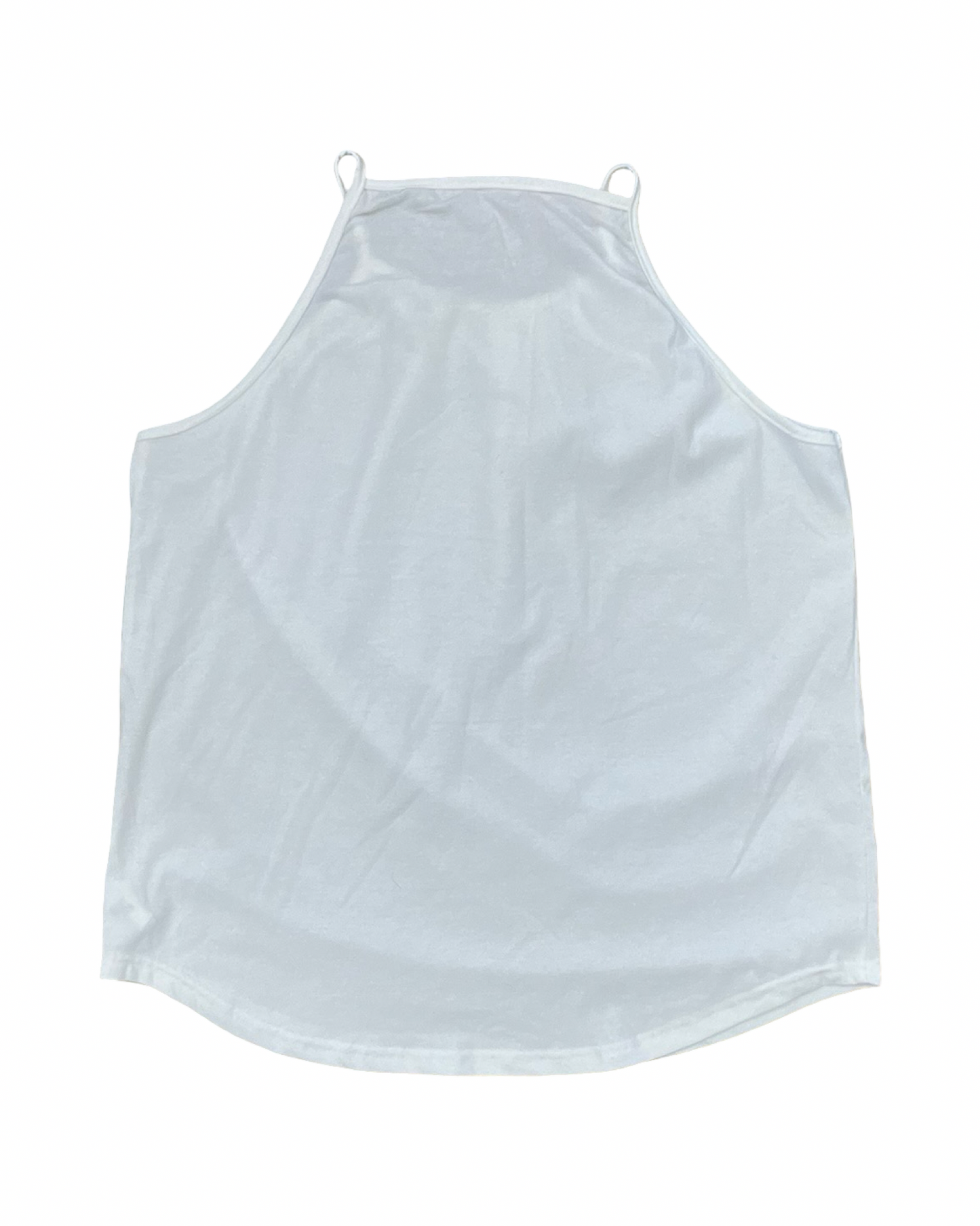 Top Sleeveless By Clothes Mentor In White, Size:M