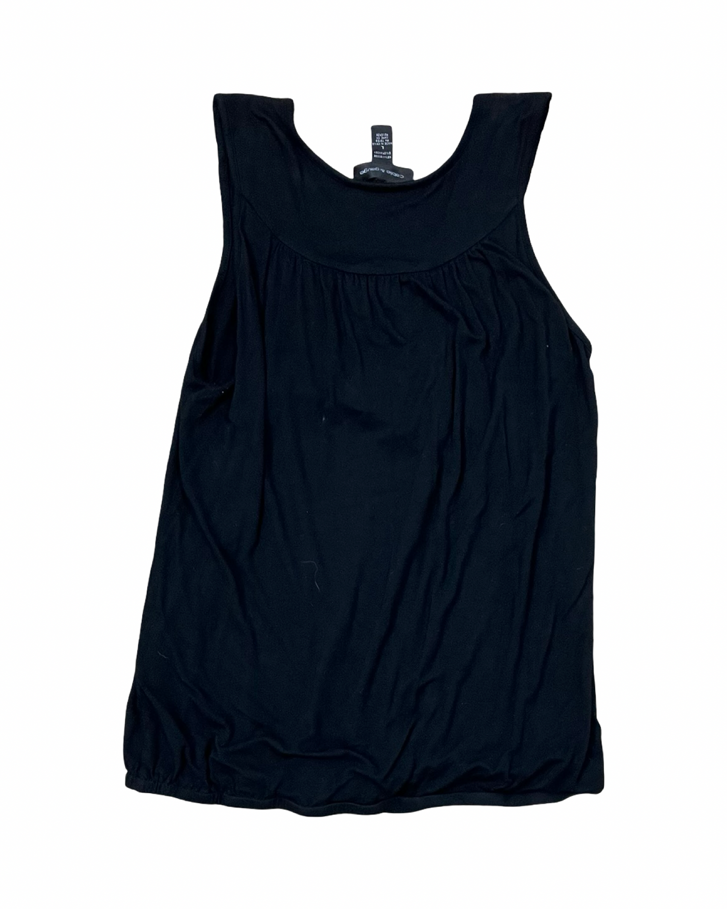 Top Sleeveless By Cable And Gauge In Black, Size:L