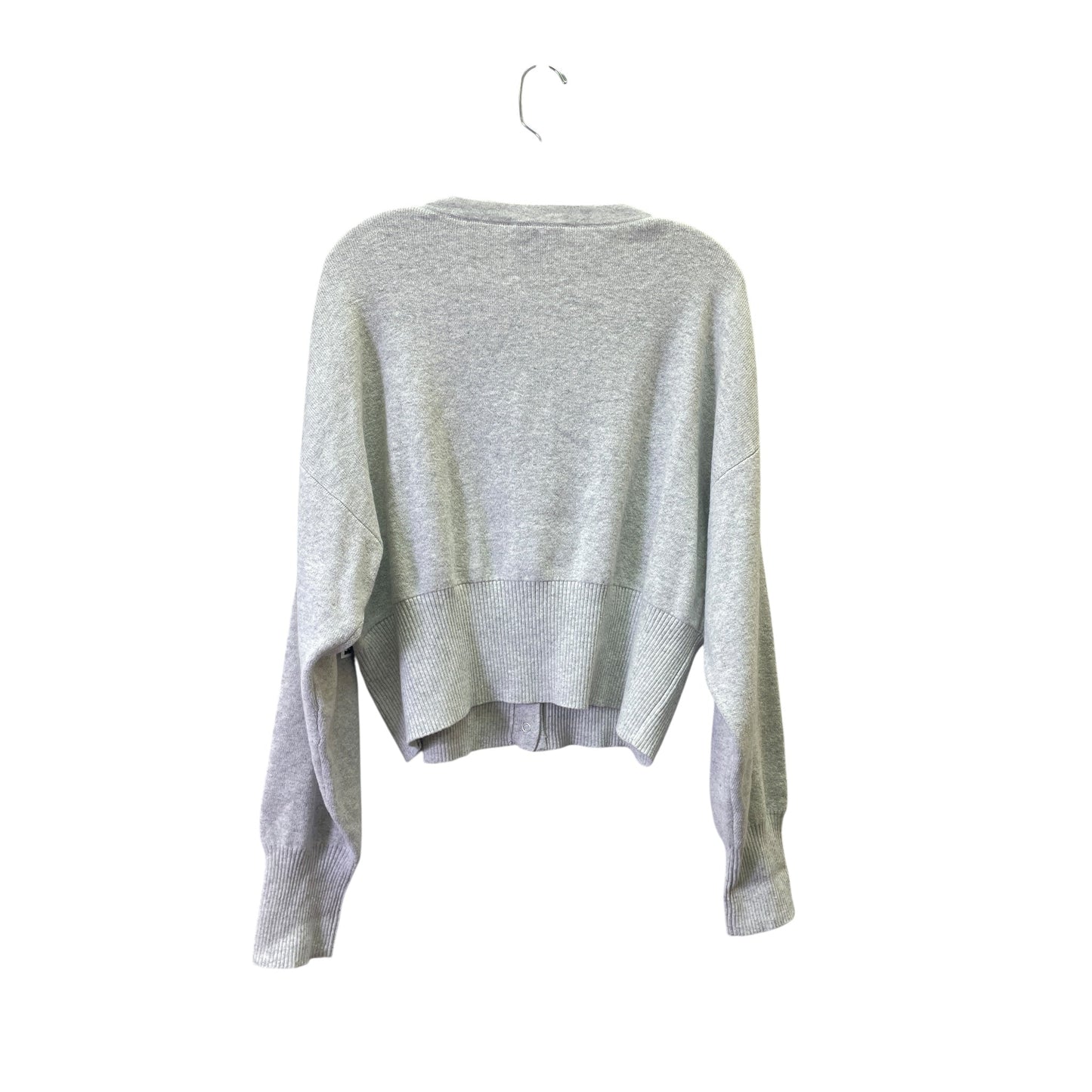 Sweater Cardigan By Mint Velvet In Grey, Size:Xl