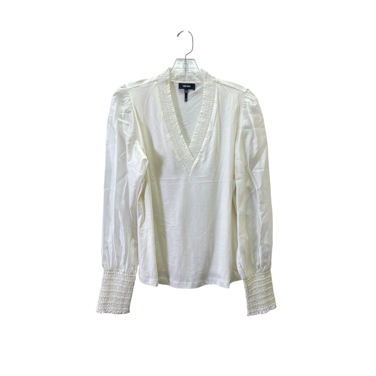 Top Ls By ME+EM In Cream, Size:L