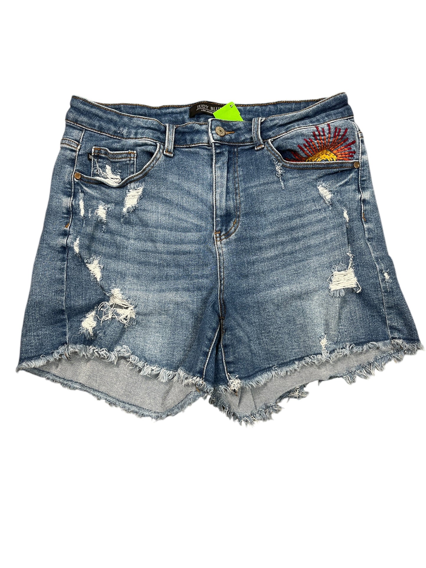 Shorts By Judy Blue In Blue Denim, Size:1X