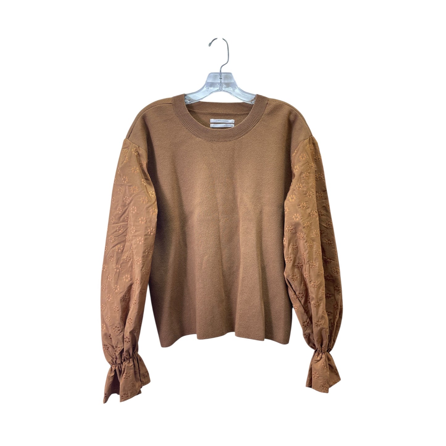 Sweater By Anthropologie In Brown, Size:L