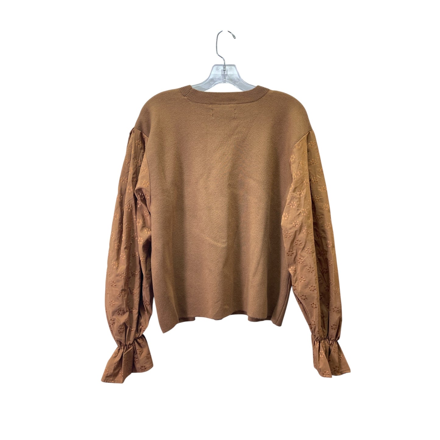 Sweater By Anthropologie In Brown, Size:L