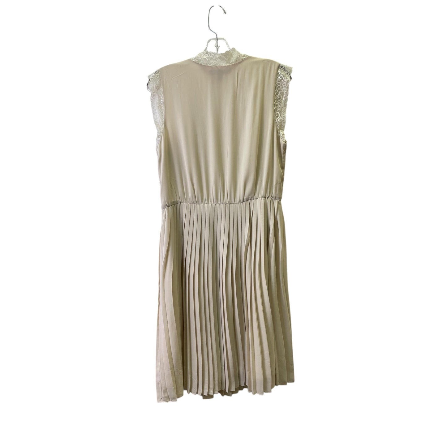 Dress Casual Midi By Banana Republic In Cream, Size:S