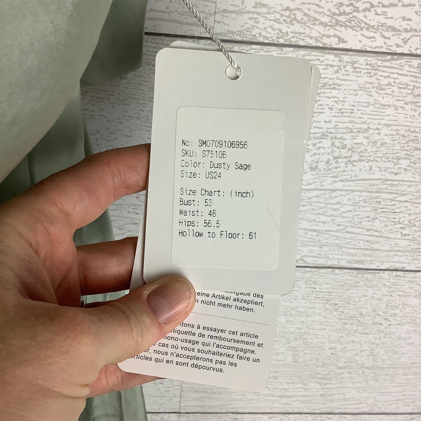 Dress Party Long By Stand Studio In Green, Size: 24