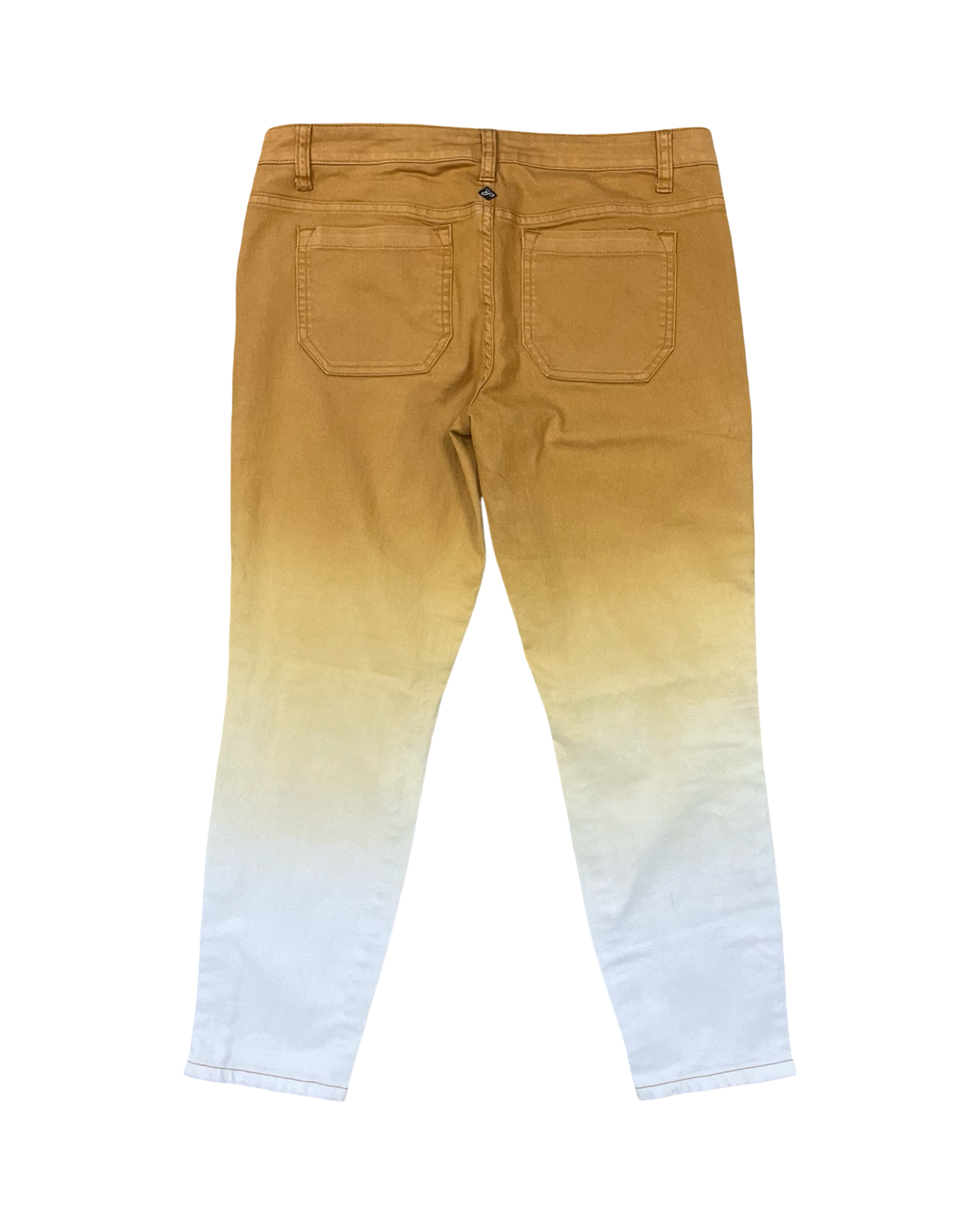 Jeans Skinny By Prana In Yellow Denim, Size:10