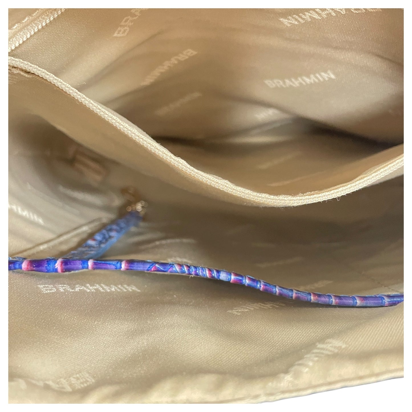 Crossbody Designer By Brahmin In Pink, Size:Medium