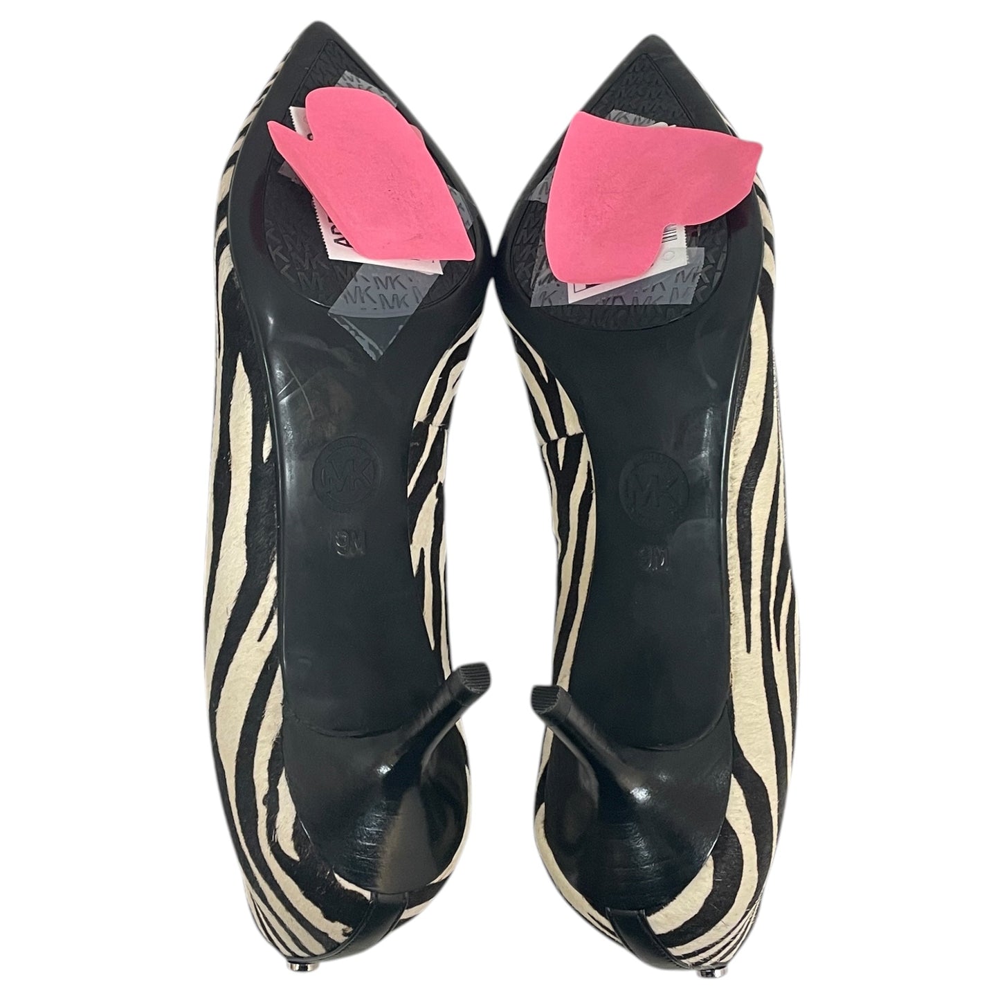 Shoes Designer By Michael Kors In Black & White, Size:9