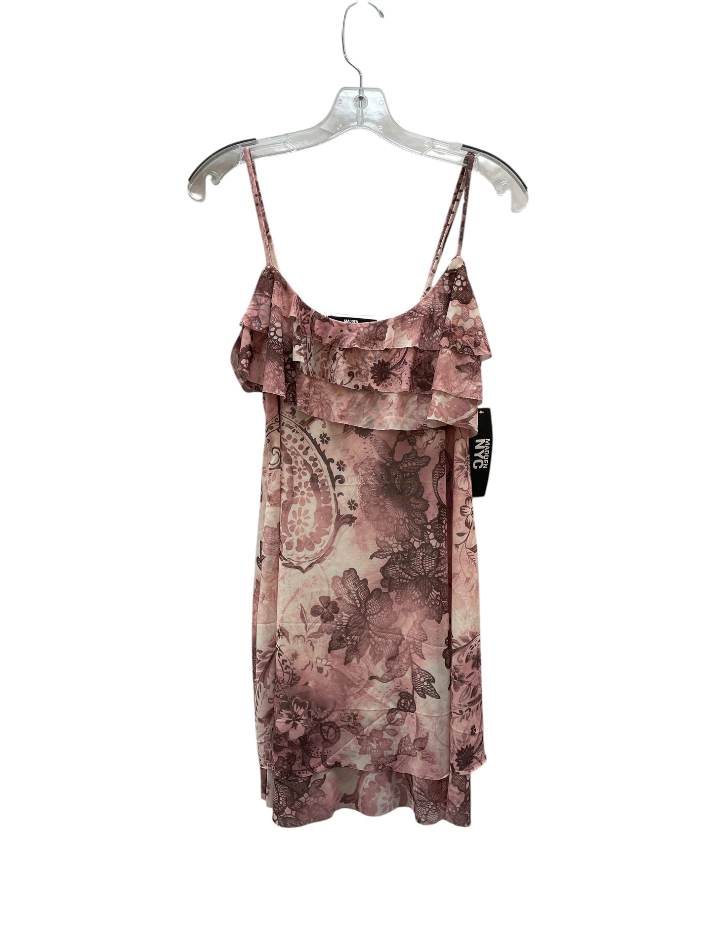 Dress Casual Short By Madden Nyc In Pink, Size:M