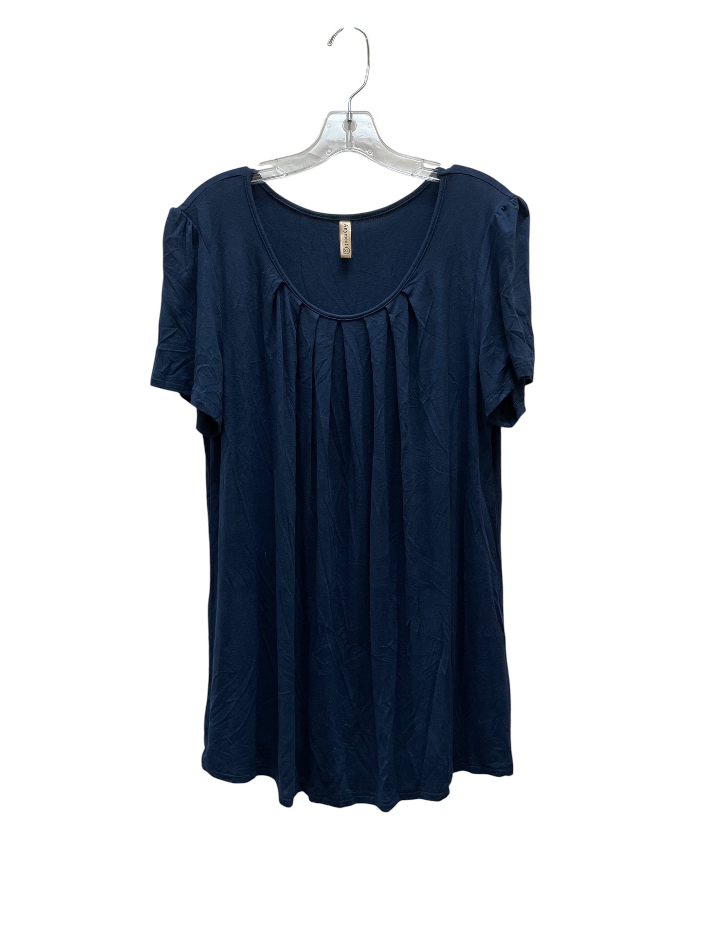 Top Ss By Anymeet In Blue, Size:Xl