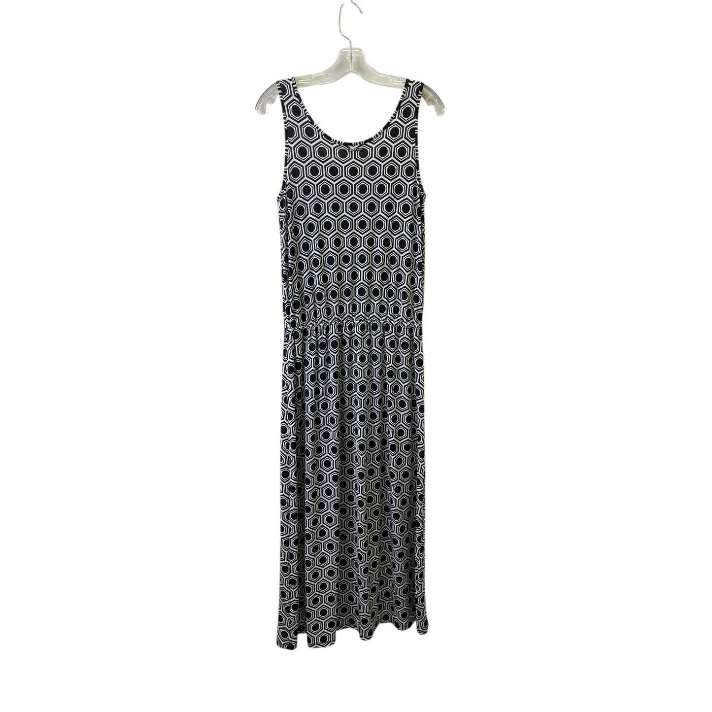 Dress Casual Maxi By Michael By Michael Kors In Black & White, Size:S