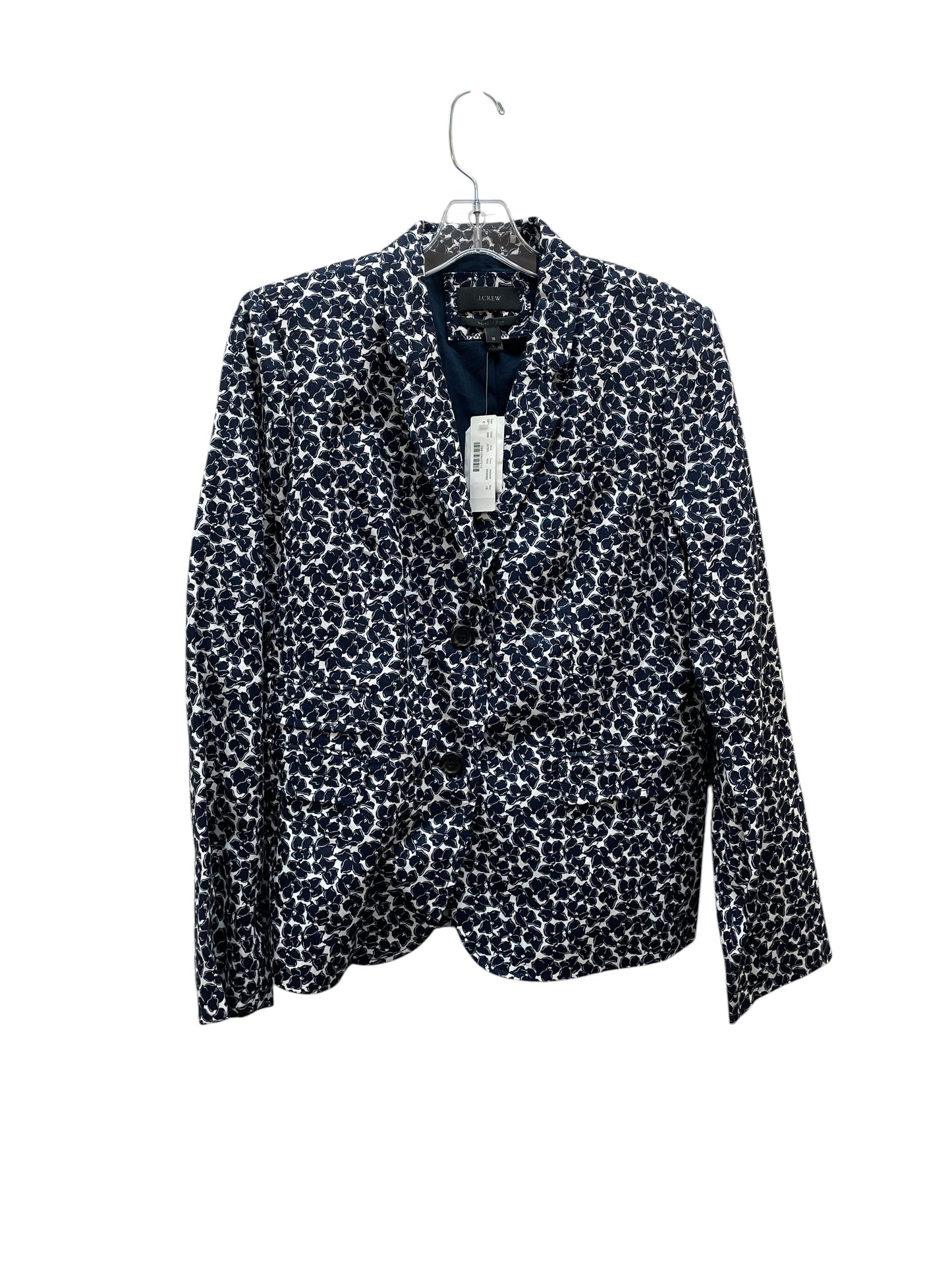 Blazer By J. Crew In Floral Print, Size:Xl