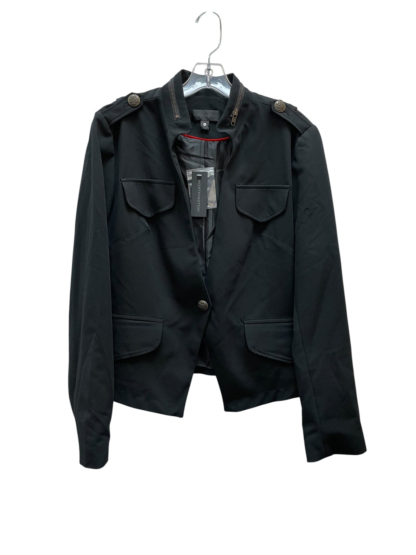 Blazer By Worthington In Black, Size:Xl