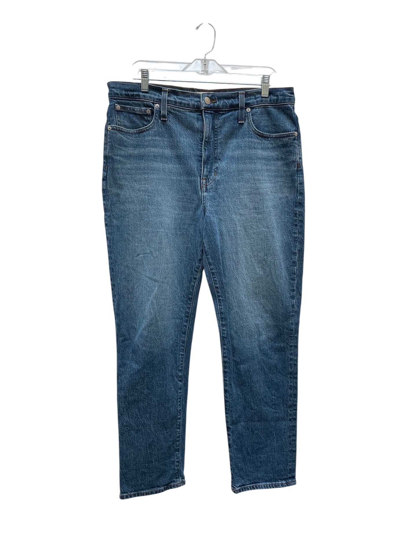 Jeans Flared By Madewell In Navy, Size:8