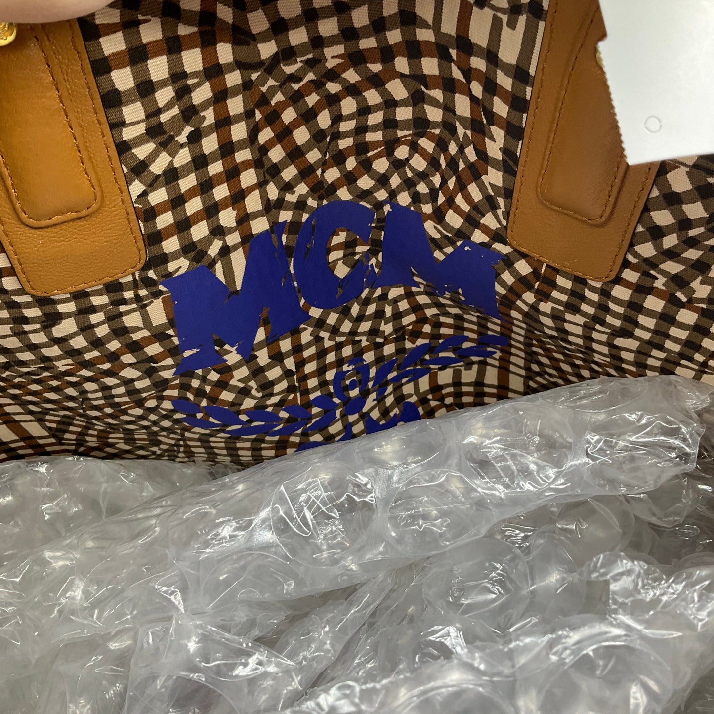 Handbag Luxury Designer By Mcm, Size: Large