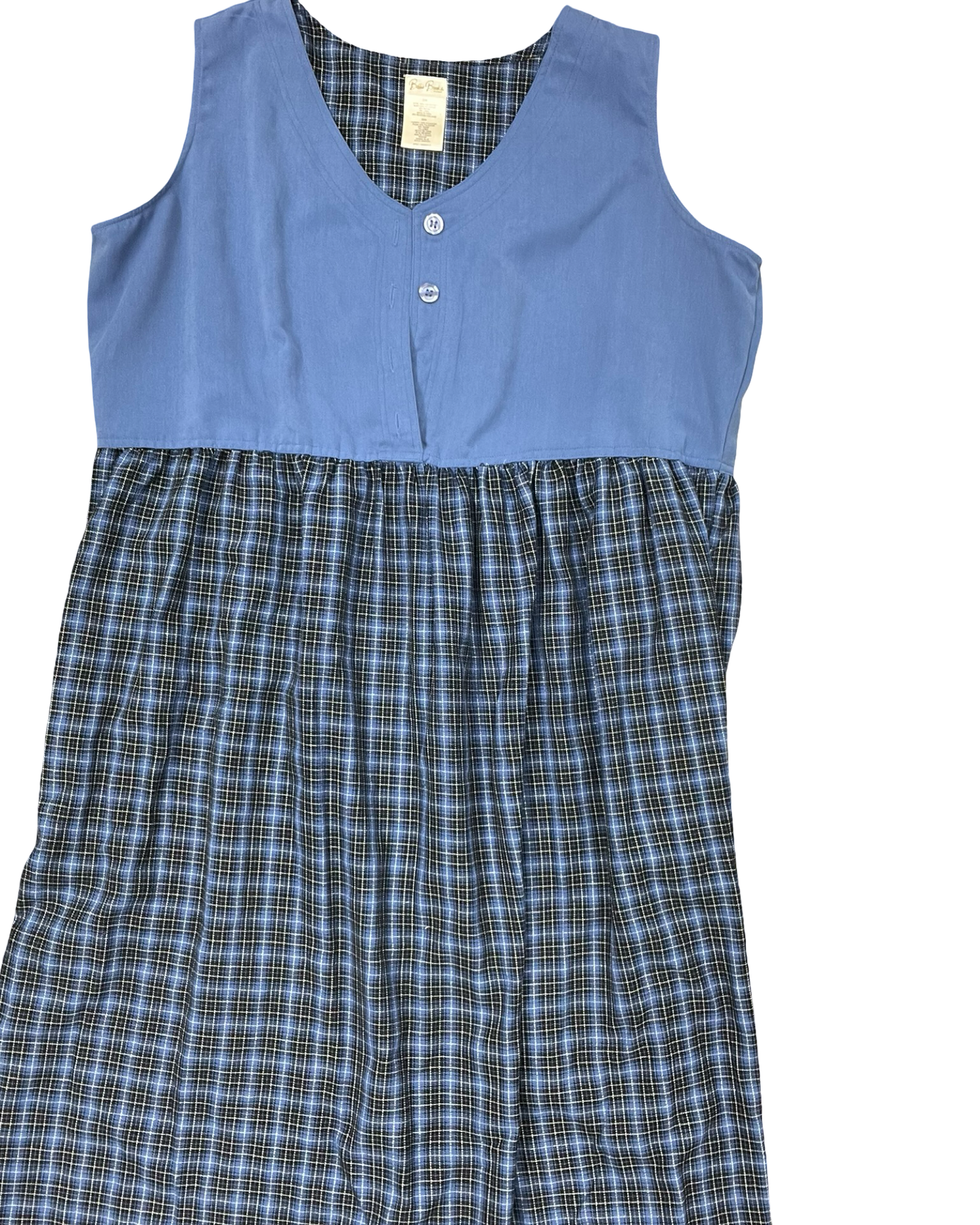 Dress Casual Maxi By Bobbie Brooks In Blue, Size:2X