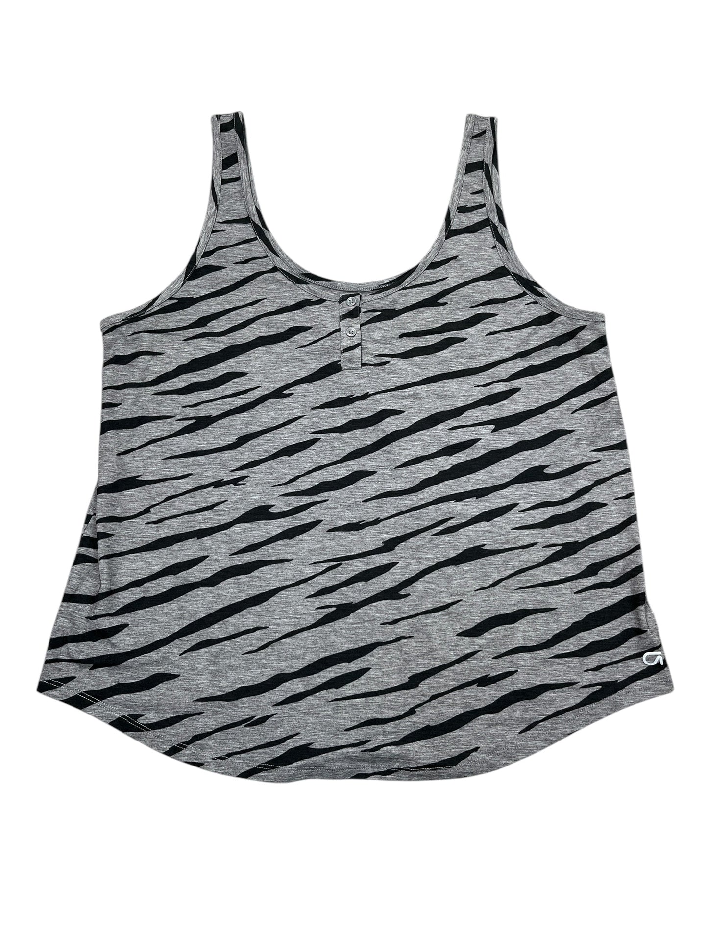 Tank Top By Gapfit In Grey, Size:M