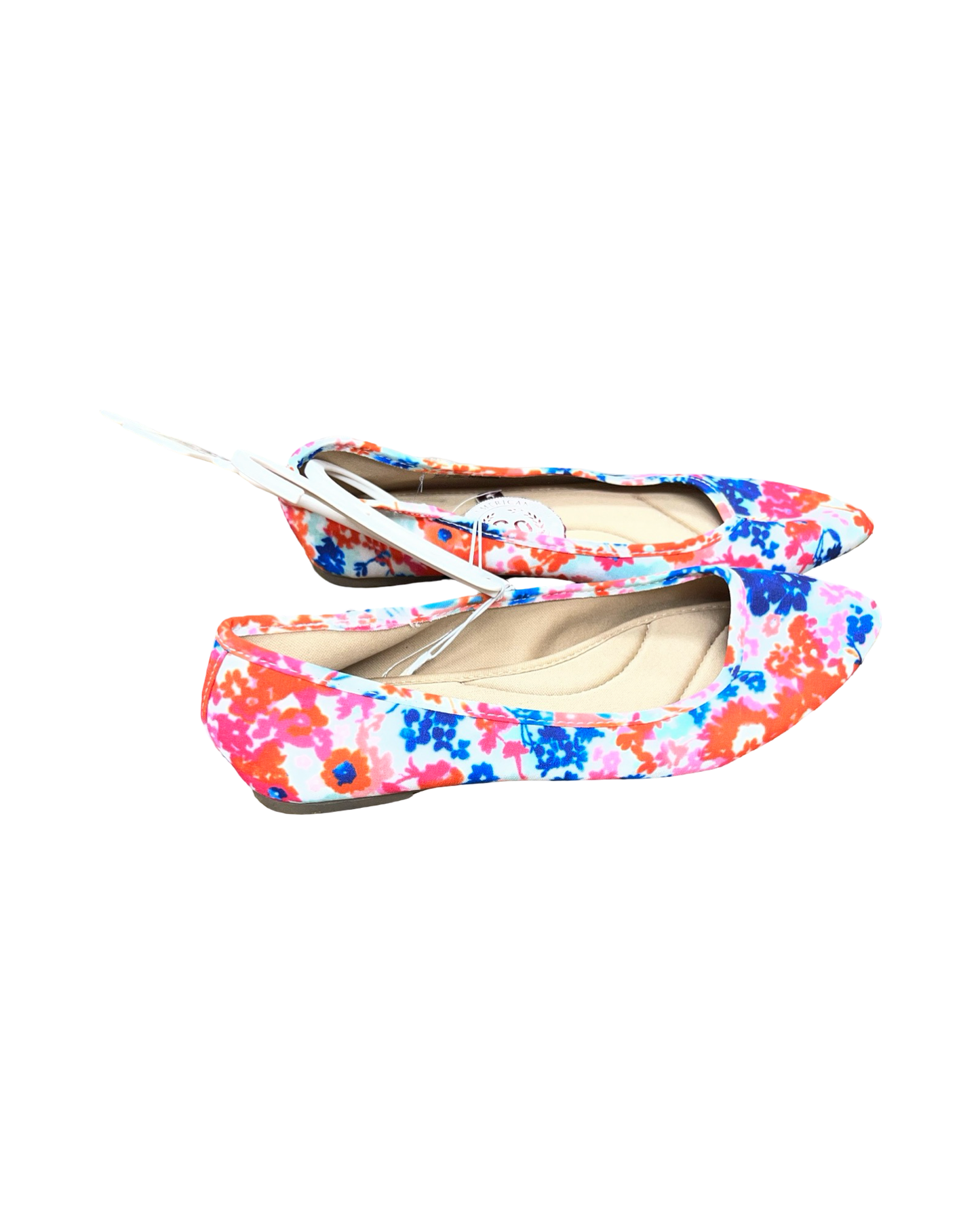 Shoes Flats By So In Floral Print, Size:8.5