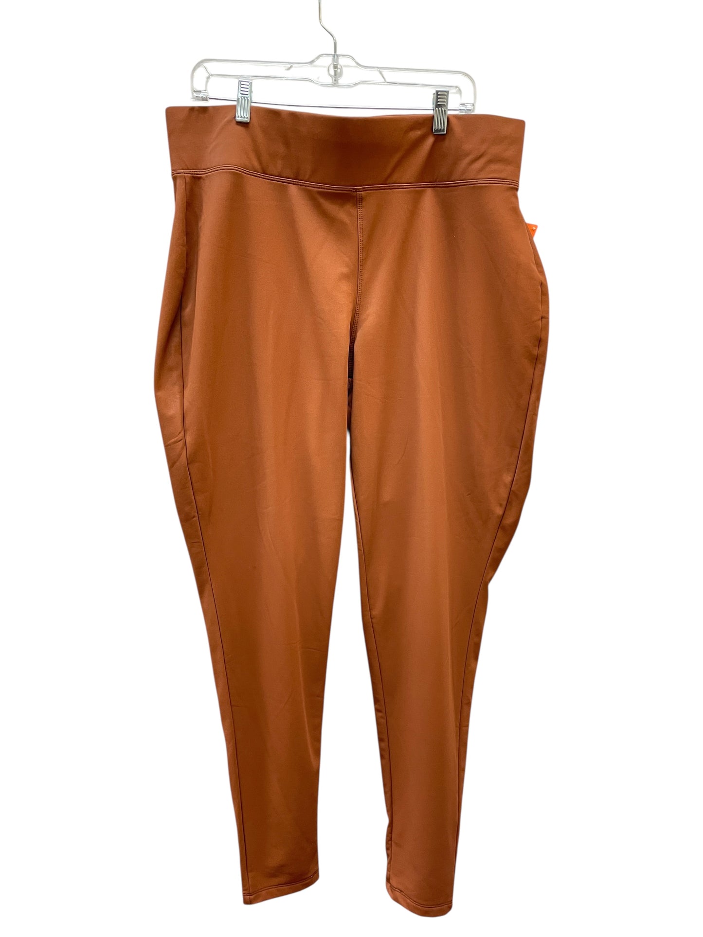 Athletic Leggings By Lane Bryant In Copper, Size:18