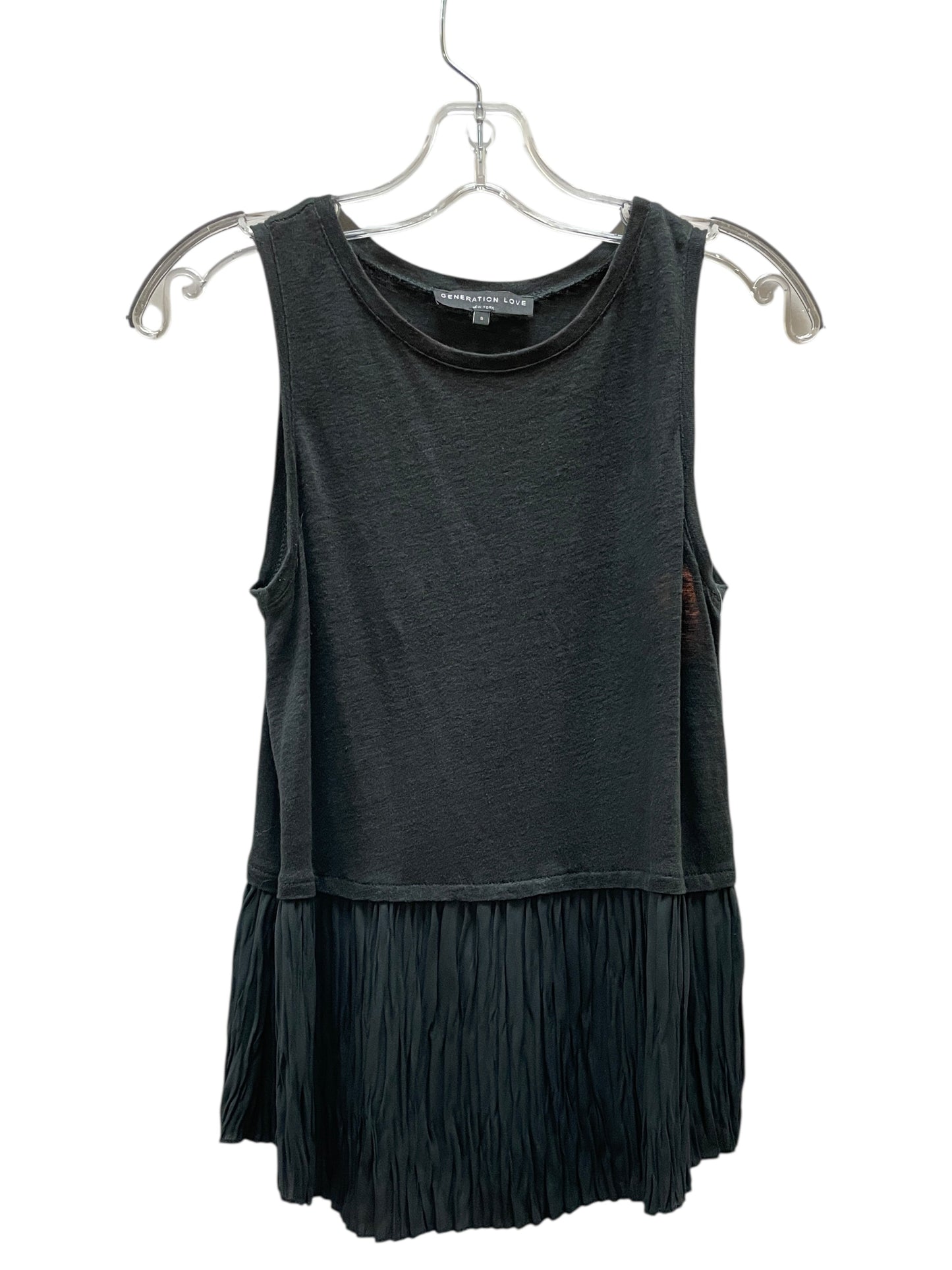 Top Sleeveless By Generation Love In Black, Size:S