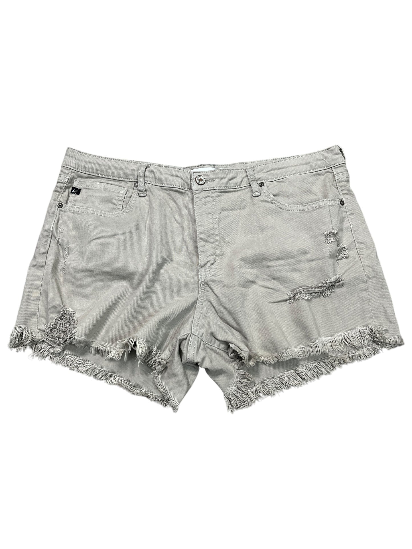 Shorts By Kancan In Grey Denim, Size:Xl