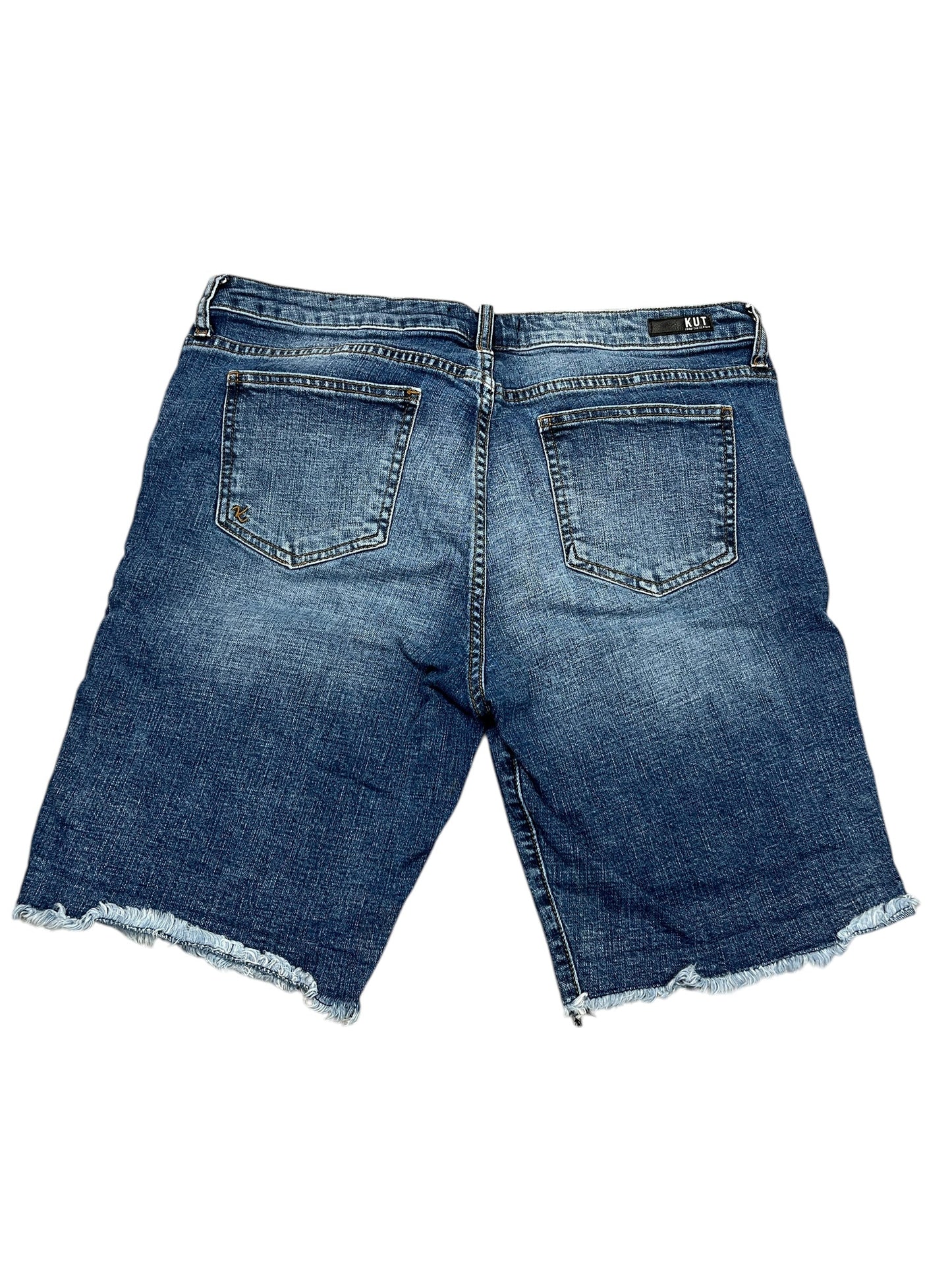 Shorts By Kut In Blue Denim, Size:Xl