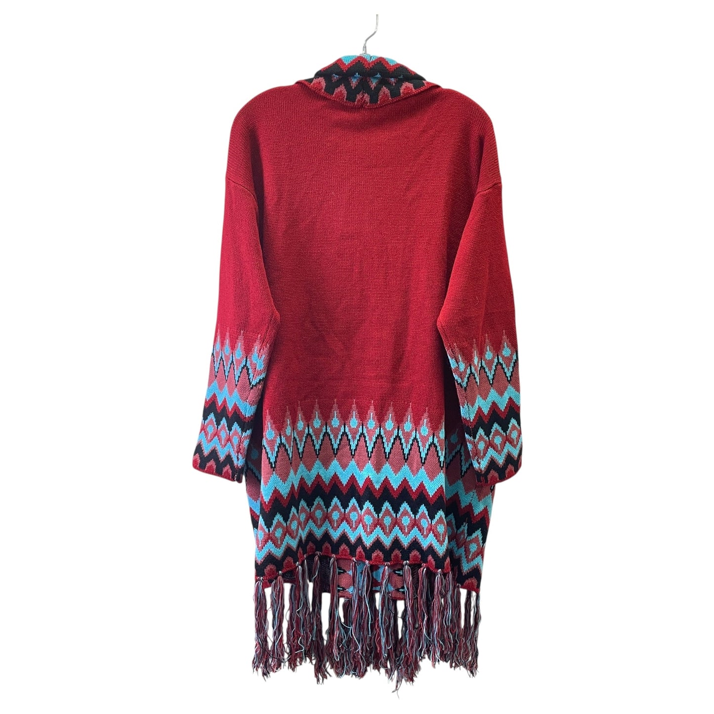 Sweater By Cme In Blue & Red, Size:3X