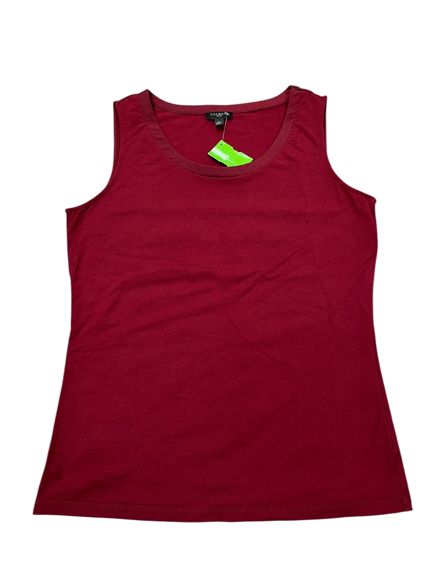 Tank Top By Talbots In Red, Size:Sp