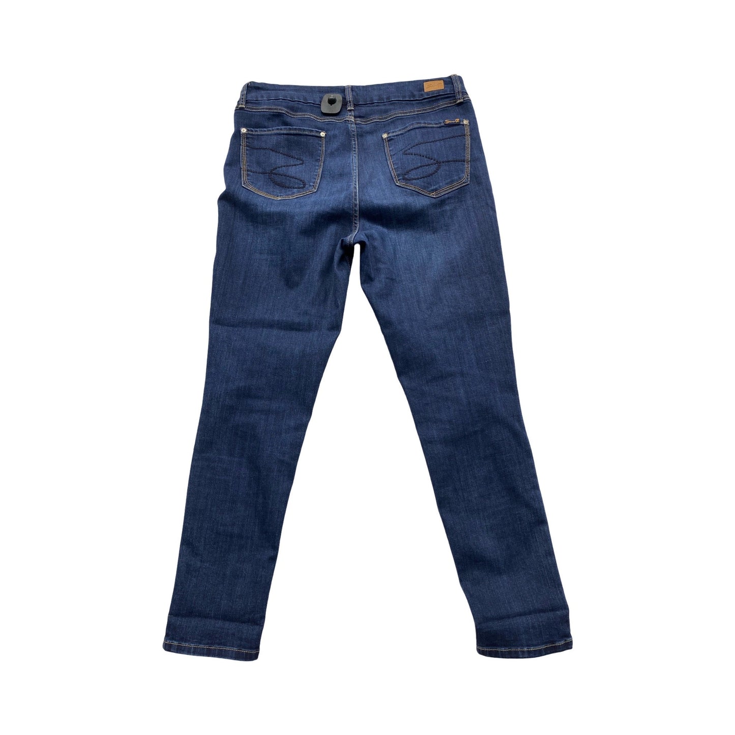 Jeans Skinny By Seven 7 In Blue, Size:14