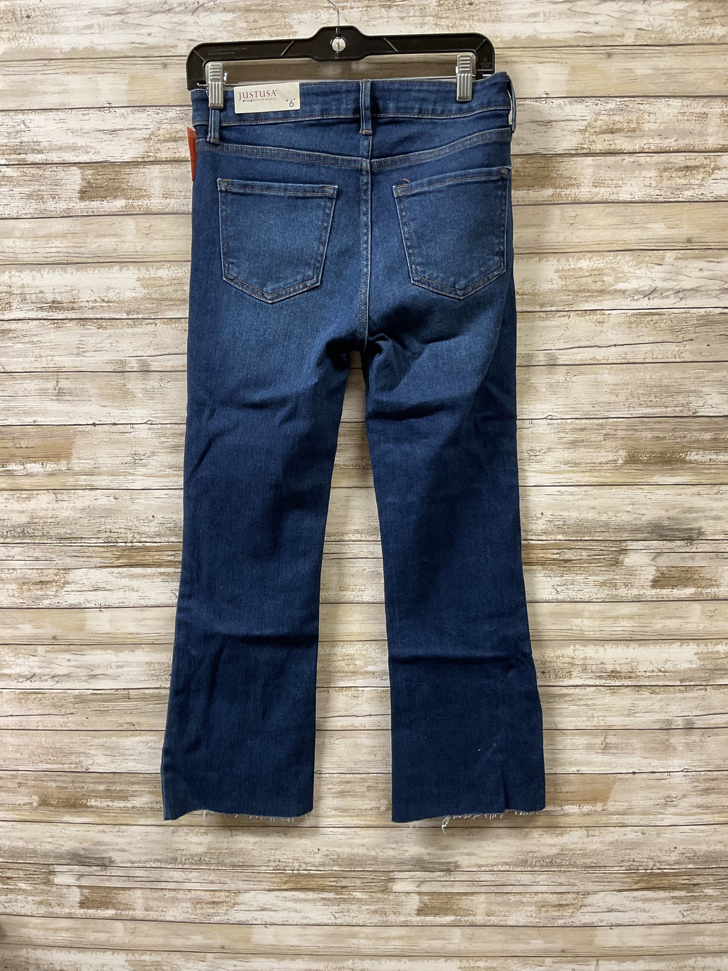 Jeans Straight By Clothes Mentor In Blue Denim, Size:6