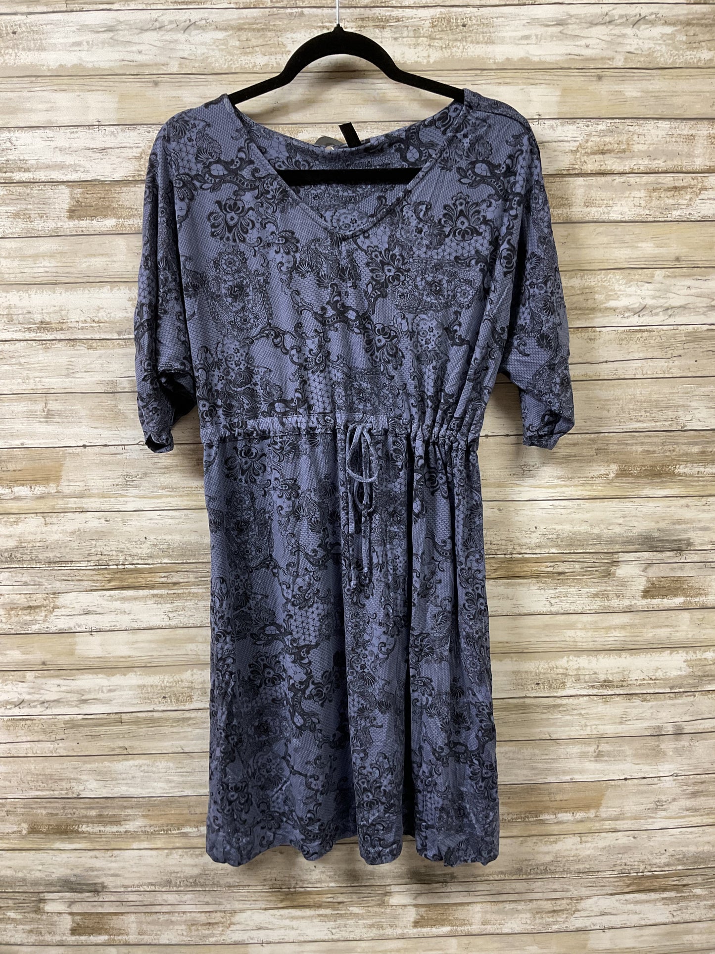 Dress Casual Midi By Soma In Blue, Size:L