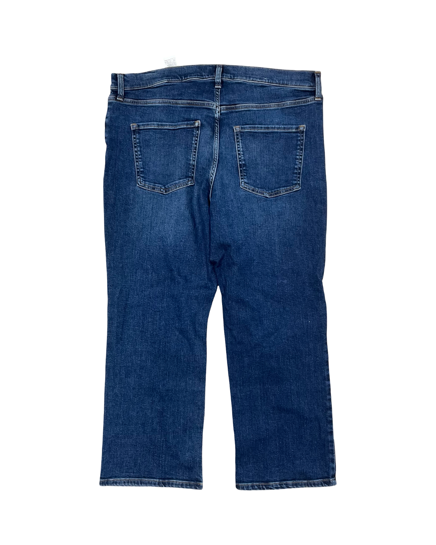 Jeans Boot Cut By Banana Republic In Blue Denim, Size:16