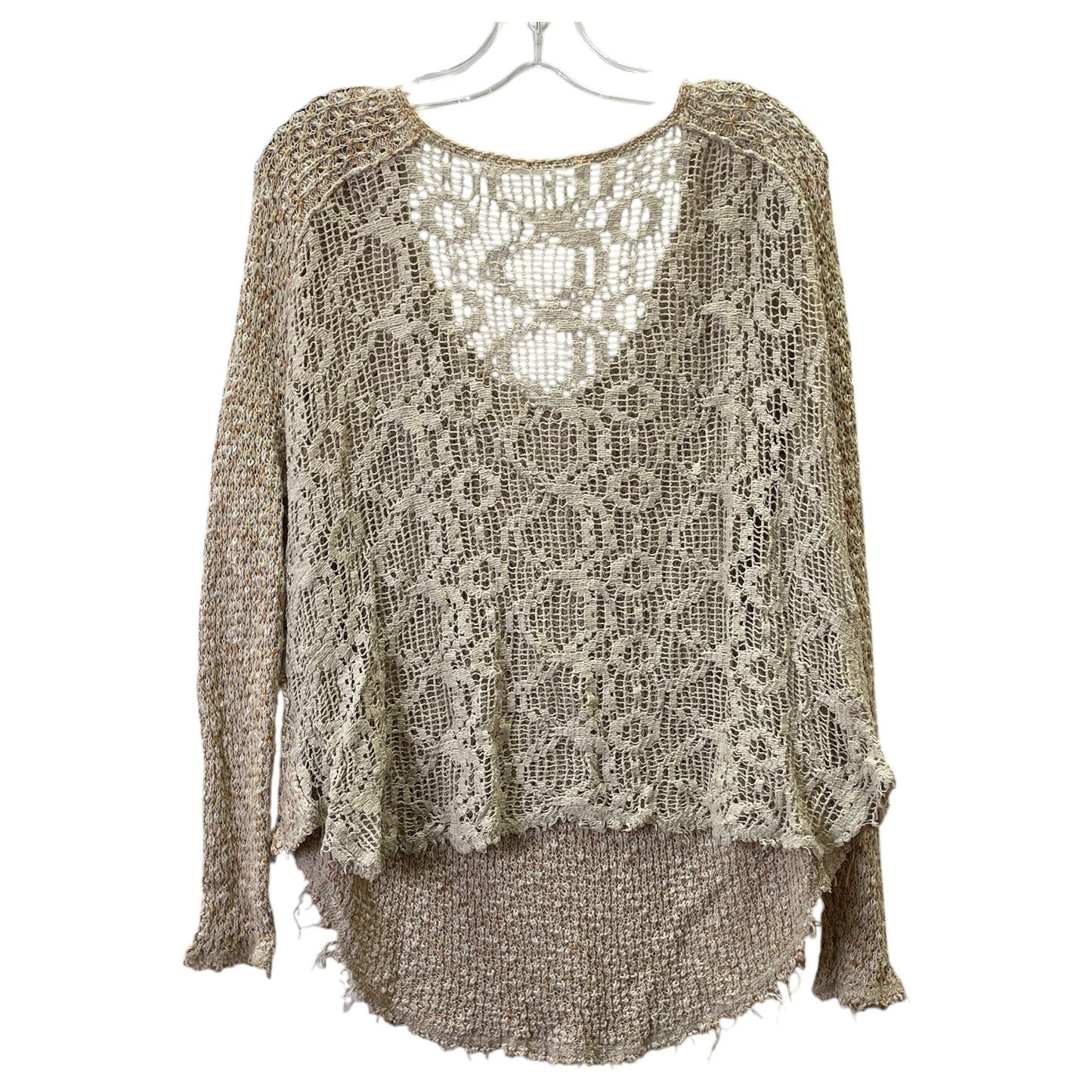 TOP LS by FREE PEOPLE In TAUPE, Size: SP