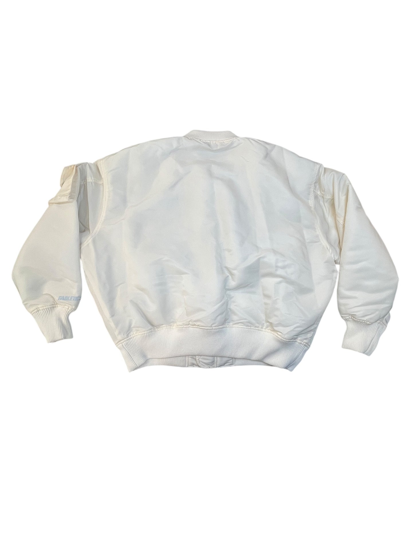 Athletic Jacket By Fabletics In Cream, Size:Xxl