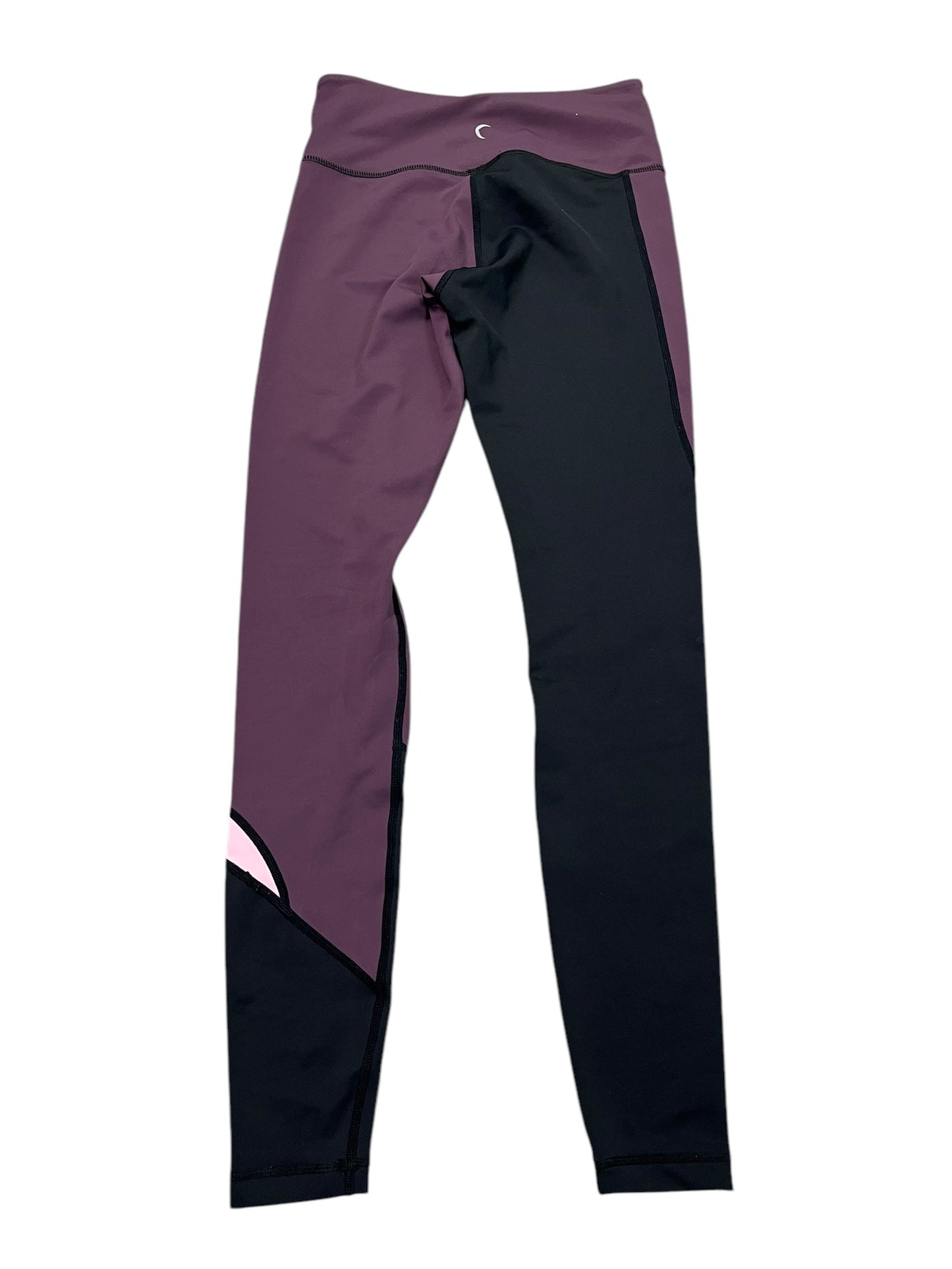 Athletic Leggings By Zyia In Black & Purple, Size:S