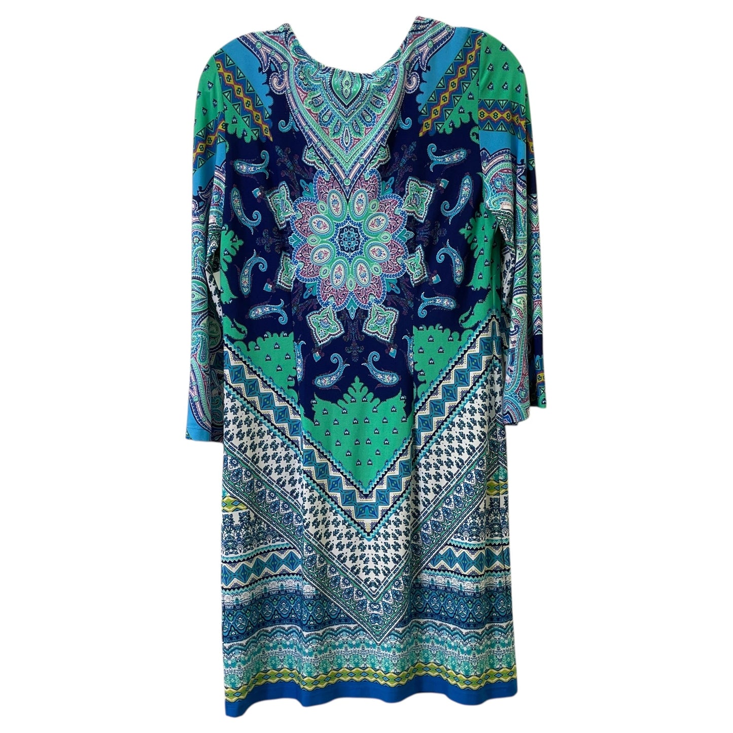 Dress Casual Midi By Sandra Darren In Blue, Size:8