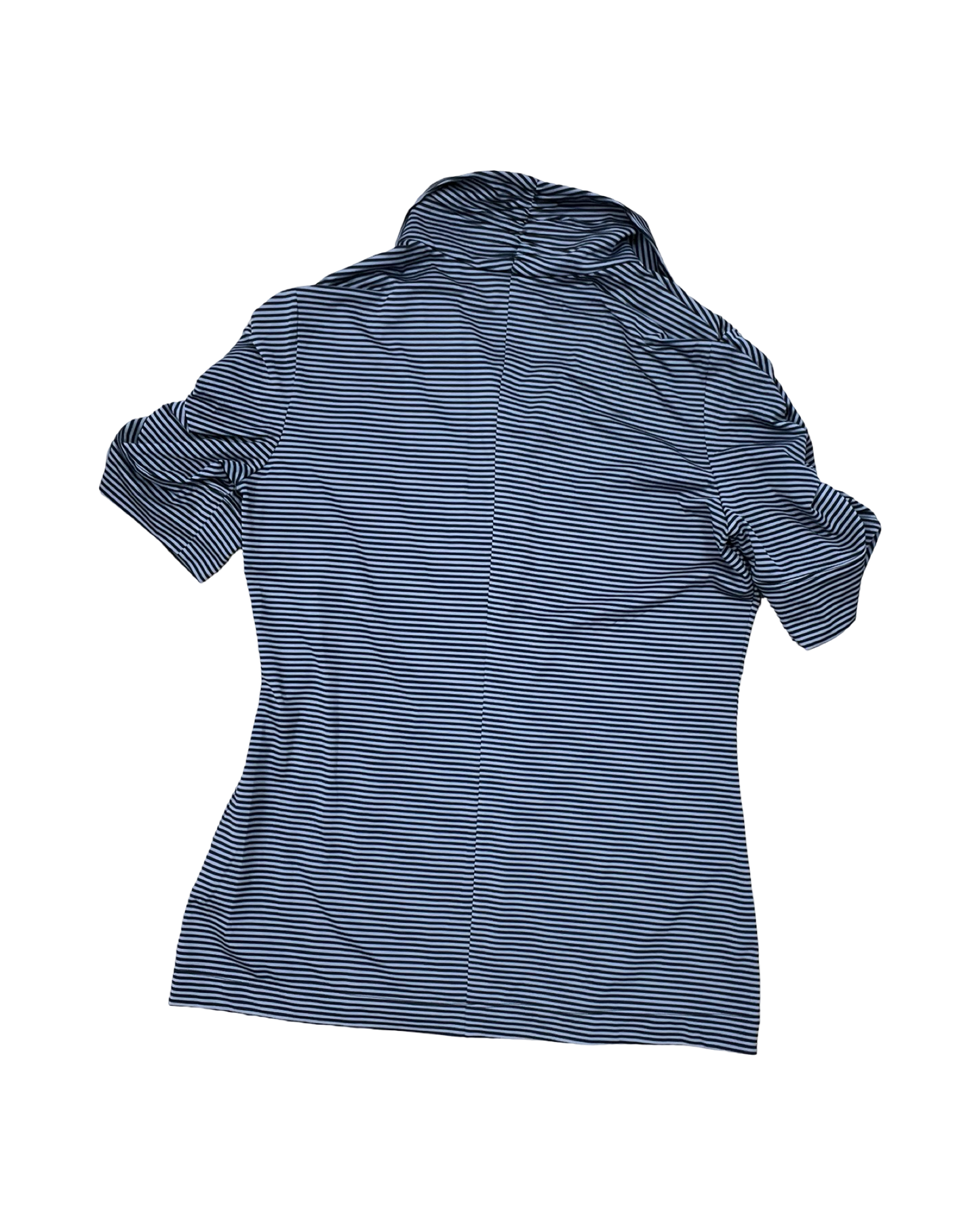 Athletic Top Ss By Nike In Black & Grey, Size:M