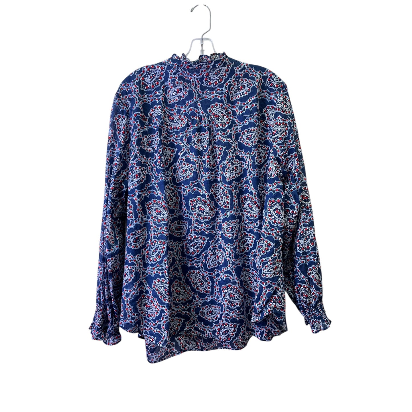 Top Ls By Talbots In Blue & Red, Size:3X