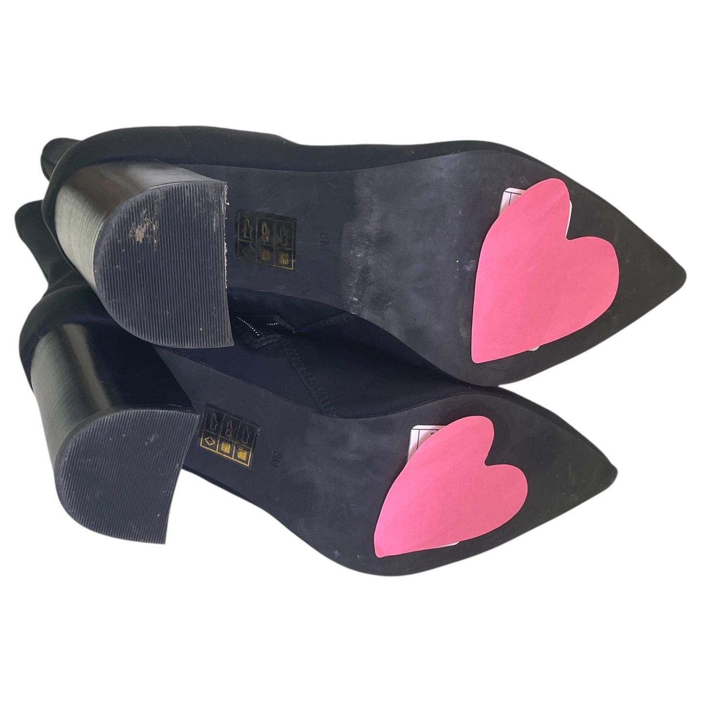 Boots Ankle Heels By Jeffery Campbell In Black, Size:8