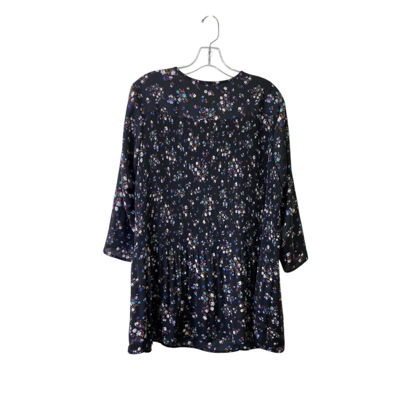 Tunic 3/4 Sleeve By J. Jill In Black, Size:Xl