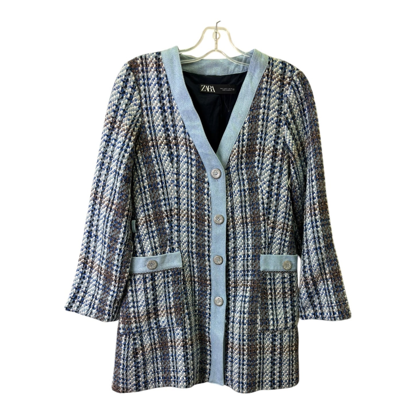 Blazer By Zara In Blue, Size:S