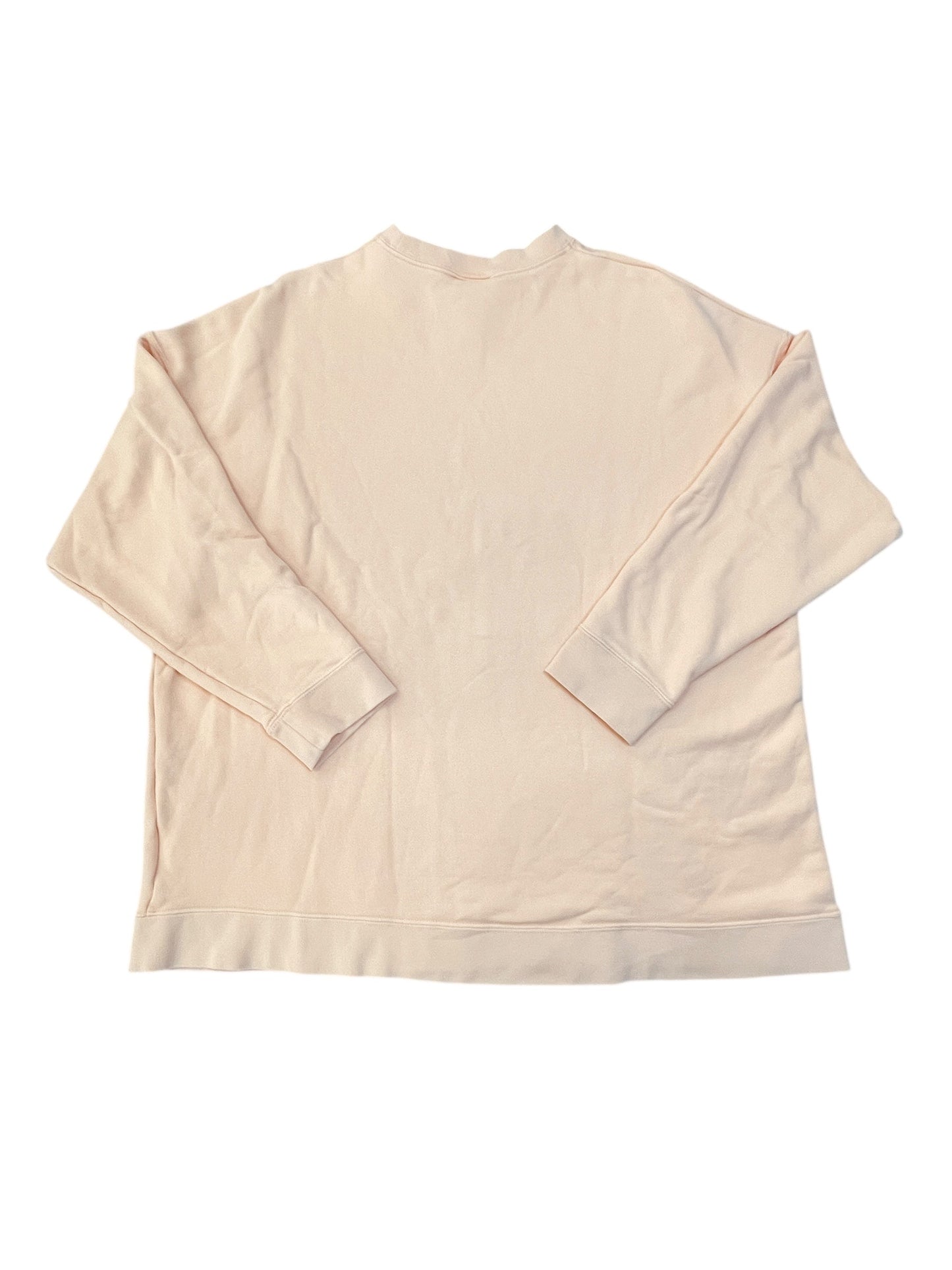 Athletic Sweatshirt Crewneck By Nike Apparel In Orange, Size:S