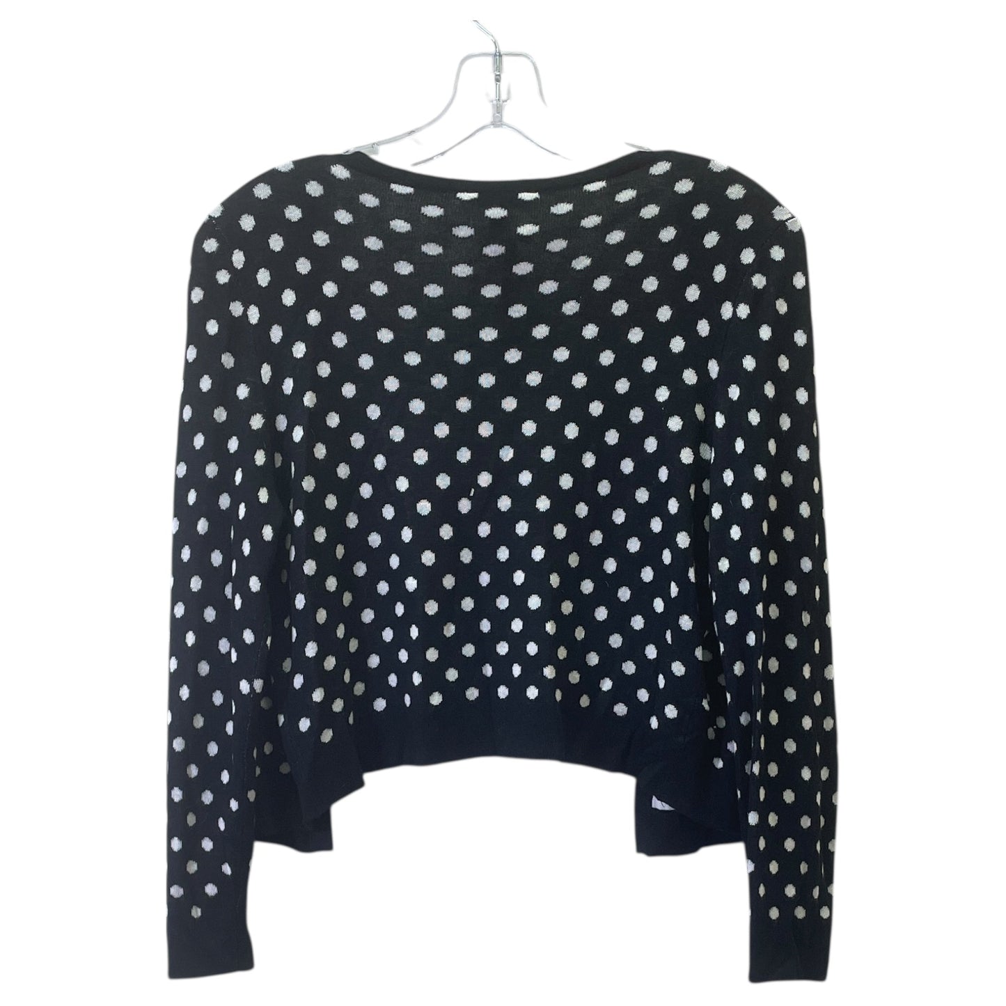 Sweater Cardigan By Talbots In Black & White, Size:S
