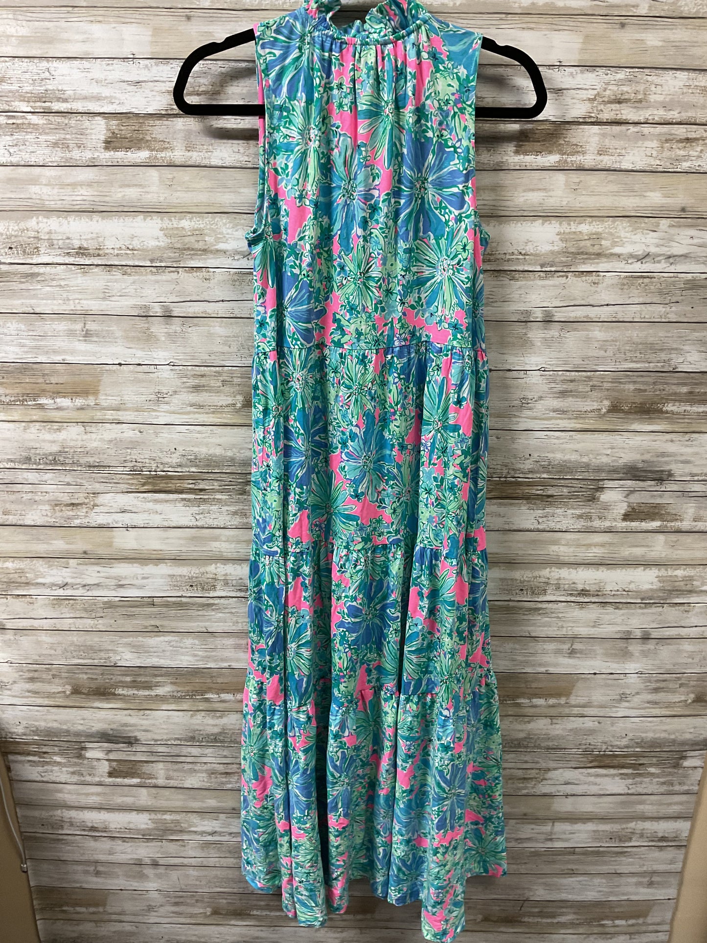 Dress Designer By Lilly Pulitzer In Blue & Green, Size:S