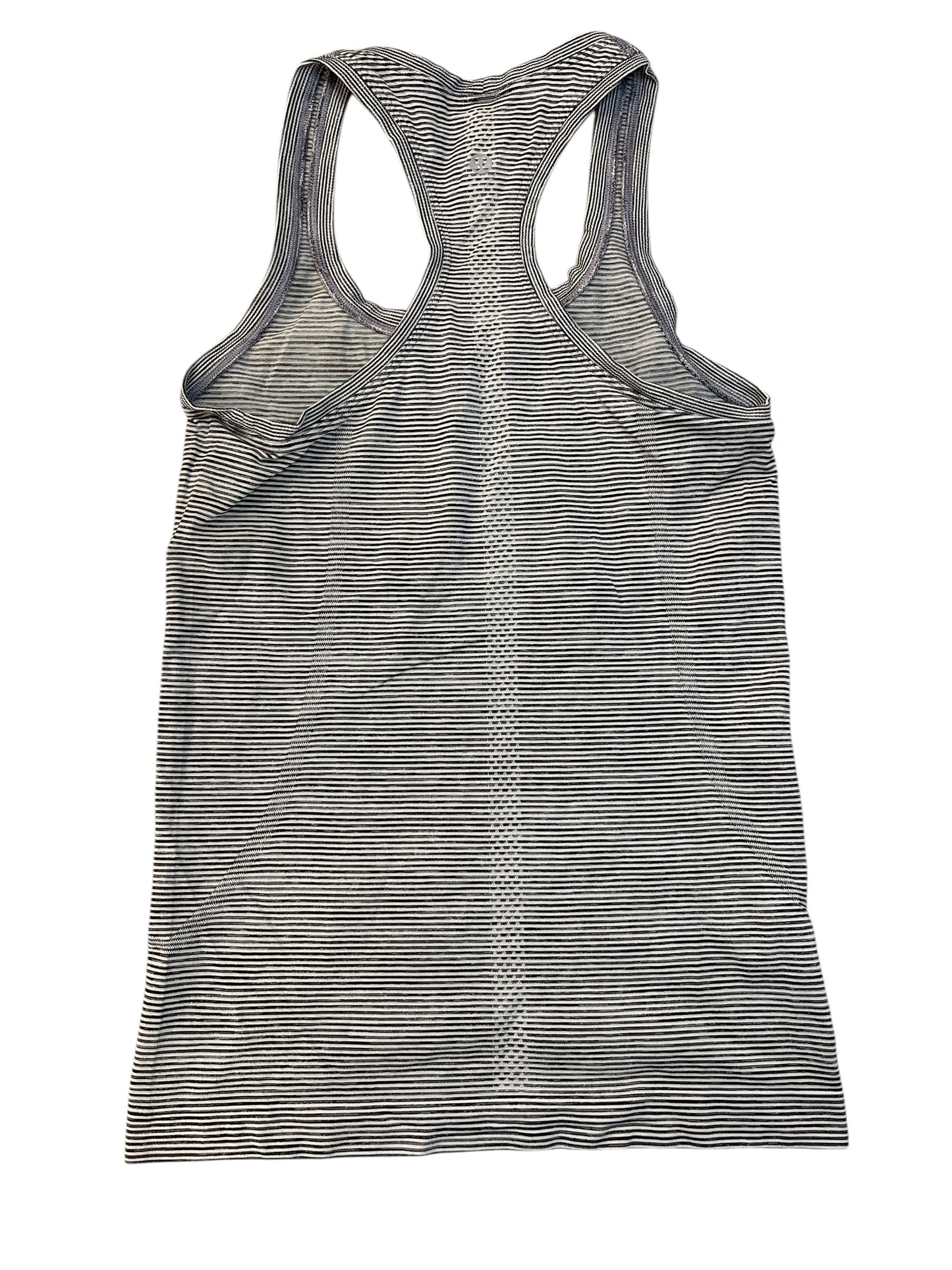 Athletic Tank Top By Lululemon In Striped Pattern, Size:S