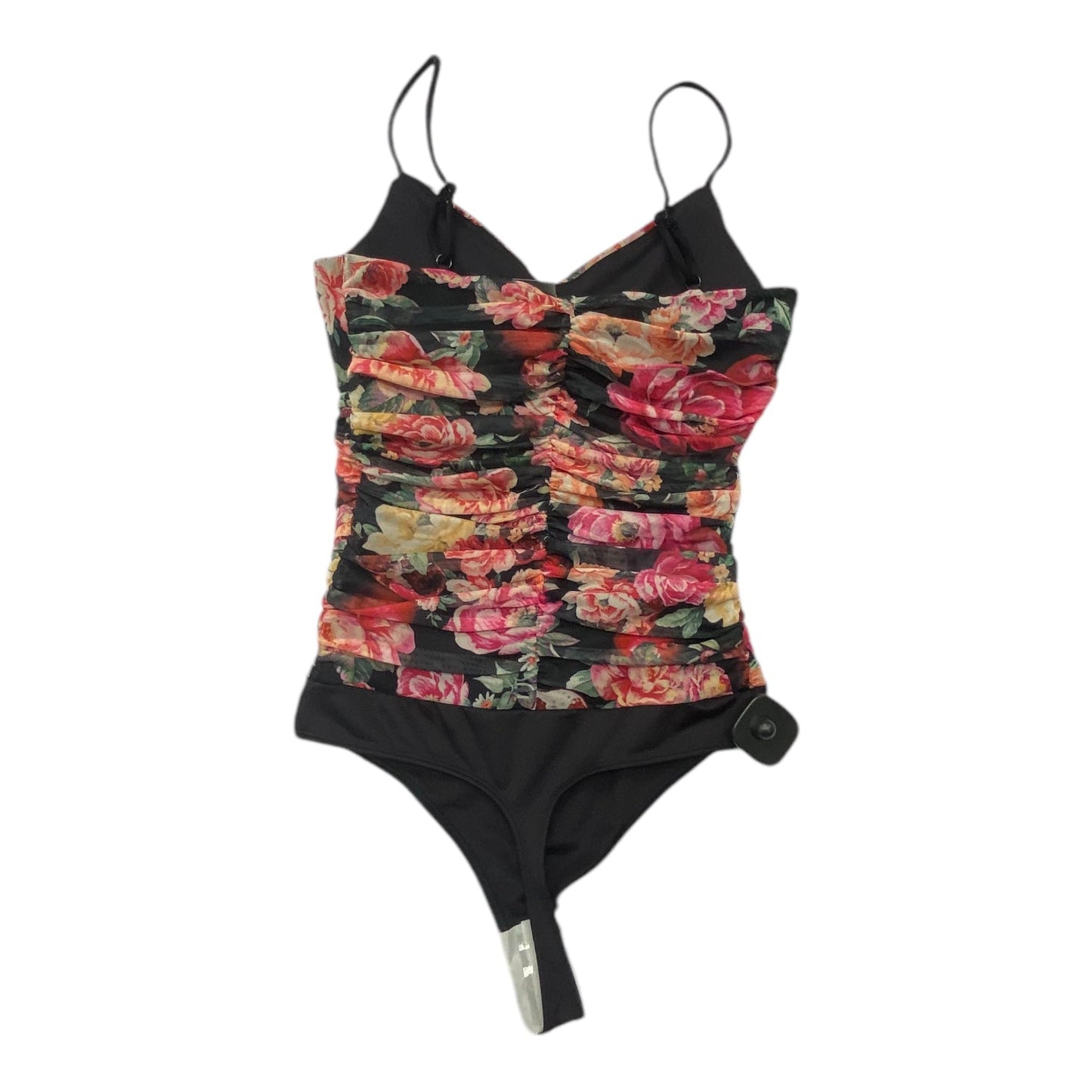 Bodysuit By Express In Floral Print, Size:S