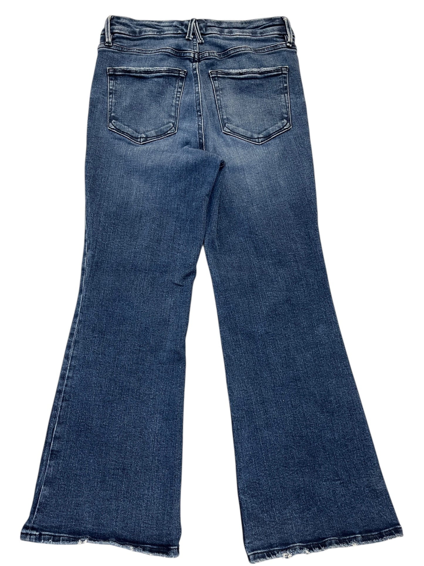 Jeans Flared By Good American In Blue Denim, Size:8