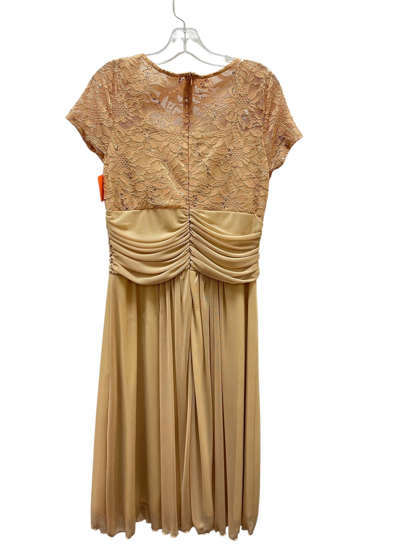 Dress Party Long By Rory In Gold, Size:Xxl