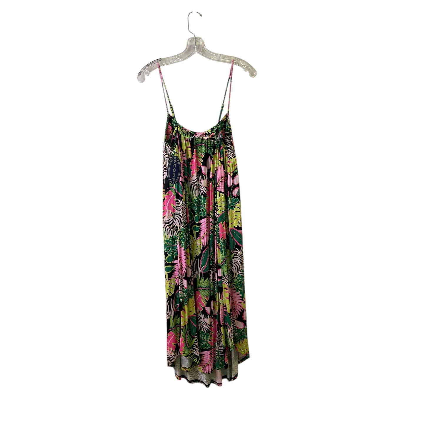 Dress Casual Midi By Scoop In Black & Pink, Size:S