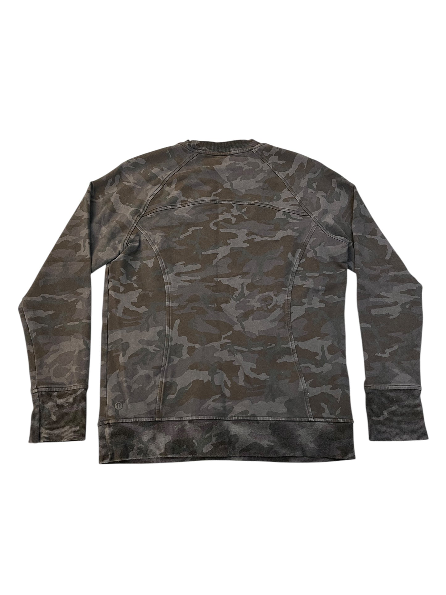 Sweatshirt Crewneck By Lululemon In Camouflage Print, Size:M
